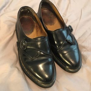Dr. Martens Agnes pointed monk leather shoe